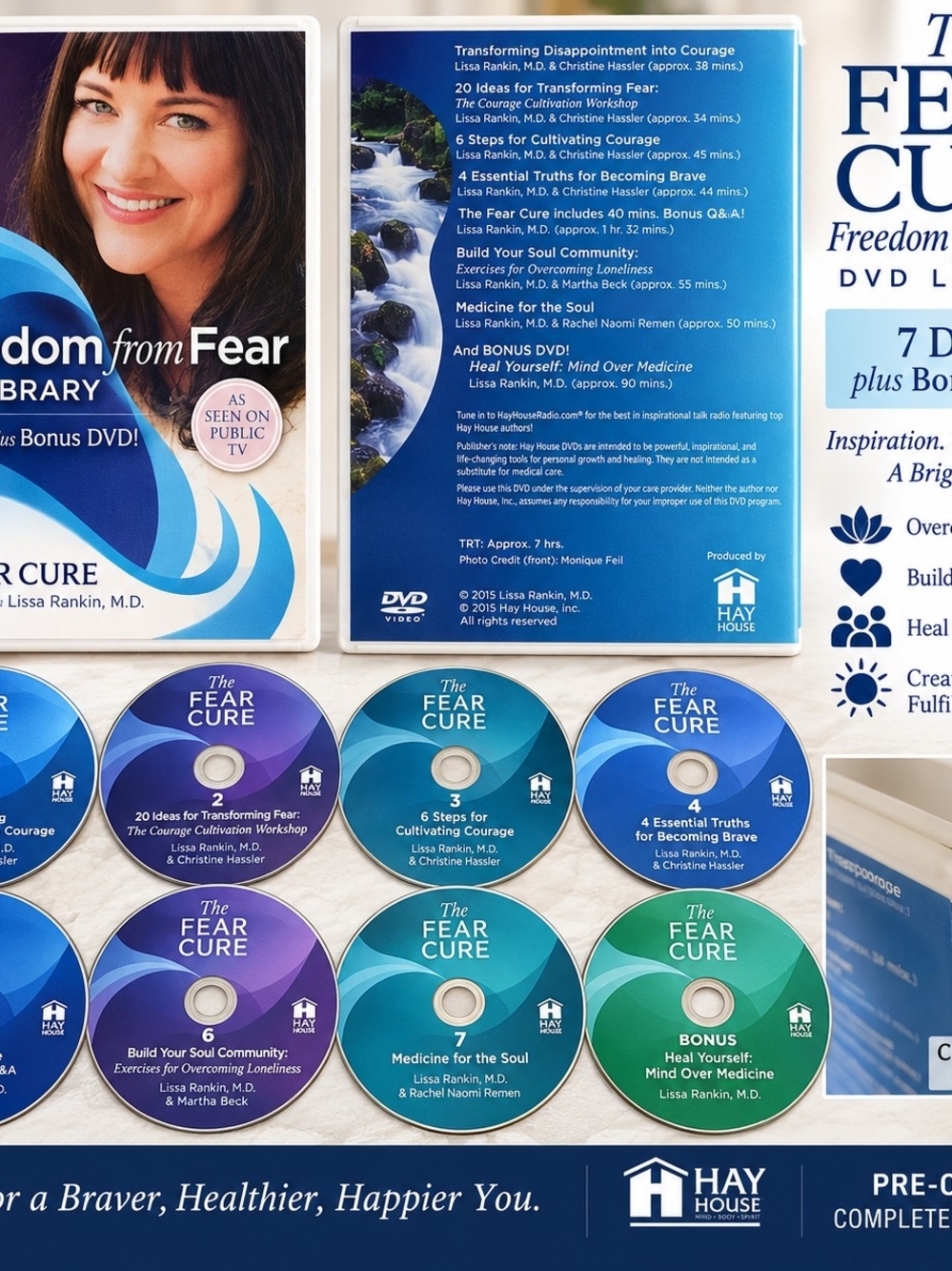 The Fear Cure Freedom From Fear 8-DVD Library Lissa Rankin Hay House